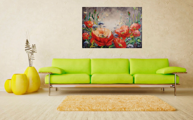Glezna - Poppy - Oil on canvas