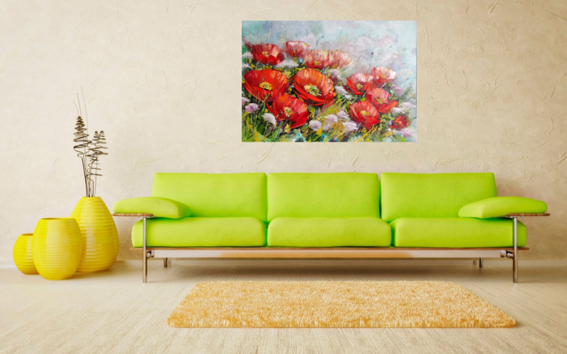 Glezna - Poppy - Oil on canvas